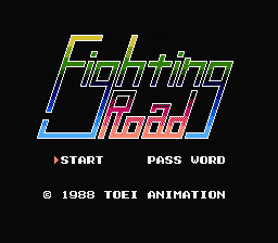 Fighting Road box art for Famicom